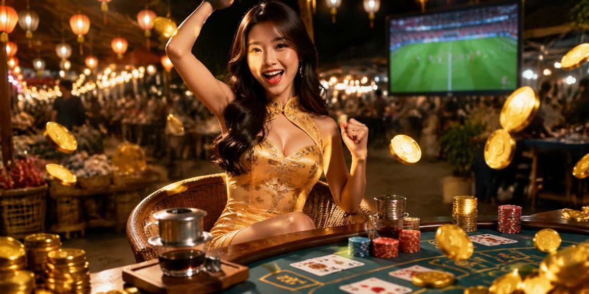 Bàn baccarat phong cách Việt giúp hình dung khu live casino tại b2g