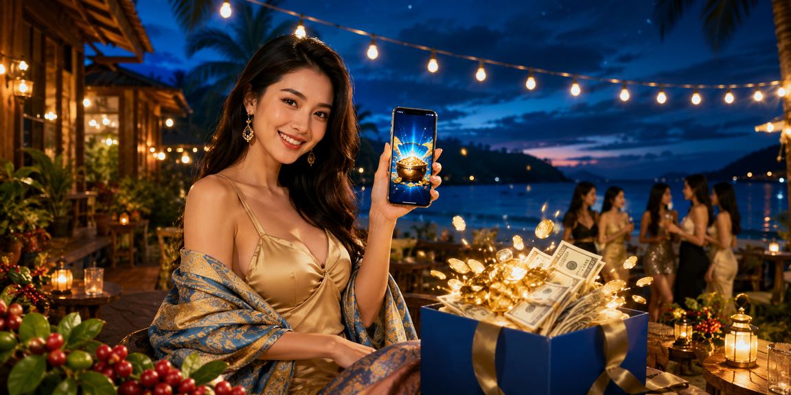 Điện thoại tại quán cà phê Phú Quốc minh họa truy cập b2g